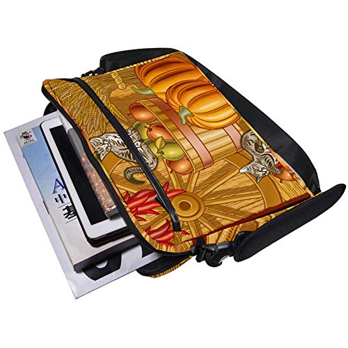 Bolso bandolera para portátil de 14 a 15 pulgadas con diseño de gatos 5