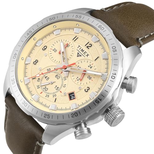 Image of TIMEX Vector Analog Watch for Men with Round Dial & Water Resistant Man's Wrist Watches