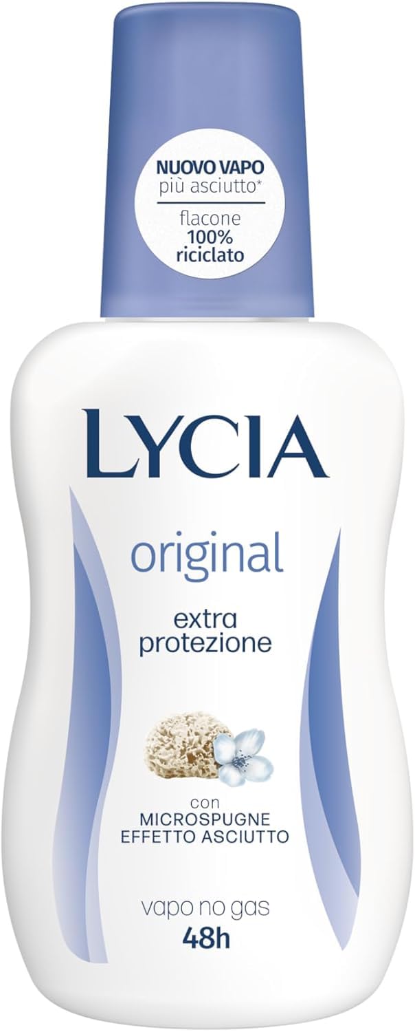 Set 12 LYCIA Deodorante Spray 75 Original-Neutro 53031 Cura E Igiene Del Corpo