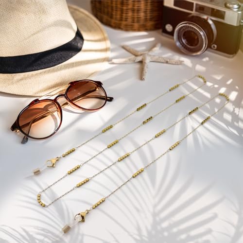 Image of Eyeglass Chain for Women Stylish,Stainless Steel Glasses Strap for Men Women,Eye Glasses Holders Around Neck