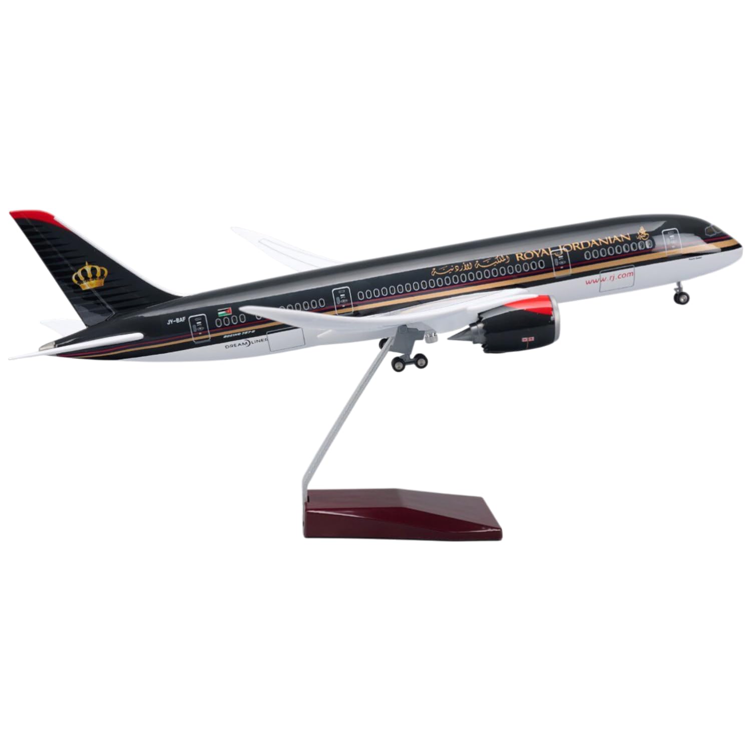 AirModels Royal Jordanian Boeing 787 1/130 Scale Resin Model Airplane Toy Collectable Gift