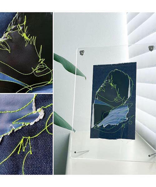 Amazon.co.jp: 佐藤健 刺繍コラージュアート E Megumu Yamamoto