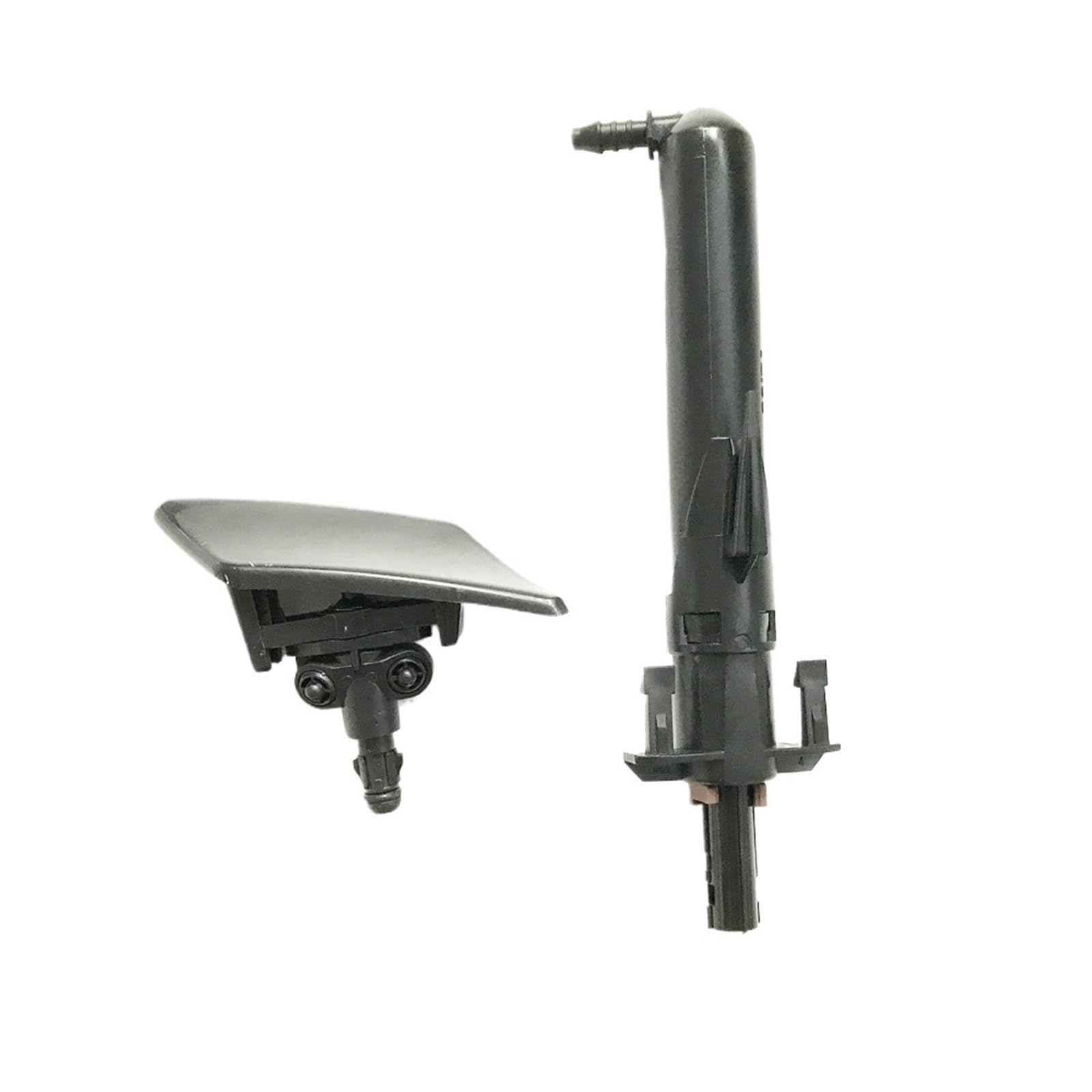 Pompa lavavetri per auto Adatto per Peugeot 207 307 per Citroen C4 Gruppo pompa ugello lavavetri per la pulizia dei fari sinistro e destro con tappo di copertura Pompa impianto lavavetro(Left)
