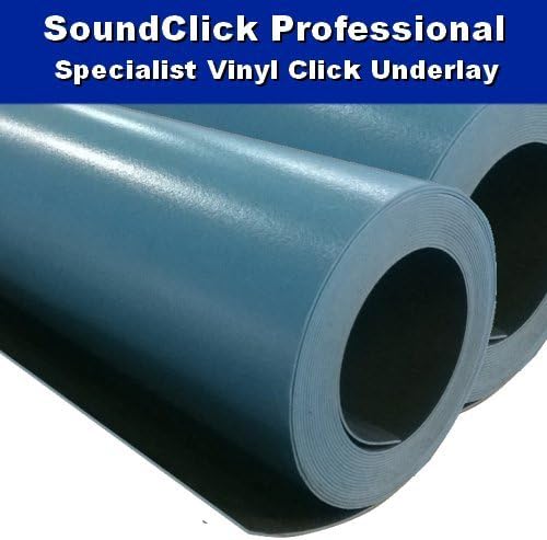 SoundClick Vinyl Click Tile and Plank Floor Underlay - 1 Roll 15m2 Sound