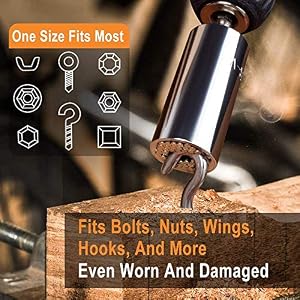 Father's Day Gifts from Daughter Son Wife Gifts for Dad Super Universal Socket Tools Gifts for Men: Socket Set with Power Drill Adapter (7-19 MM) Cool Stuff Men Gadgets Women Husband Dad Gifts for Him Fathers Day Gifts from Daughter Son Wife Gifts for Dad Super Universal Socket Tools Gifts for Men Socket Set with Power Drill Adapter 7 19 MM Cool Stuff Men Gadgets Women Husband Dad Gifts for Him