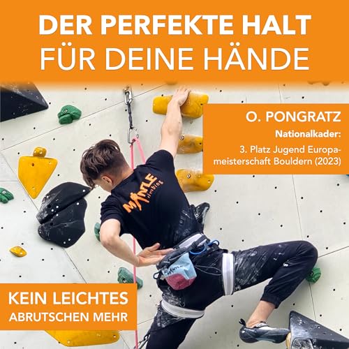 Mantle - 450 gr. hochwertiges Kletterchalk für besseren Grip | Magnesiumcarbonat Chalk Powder für trockenere Hände beim Klettern, Bouldern & Fitness