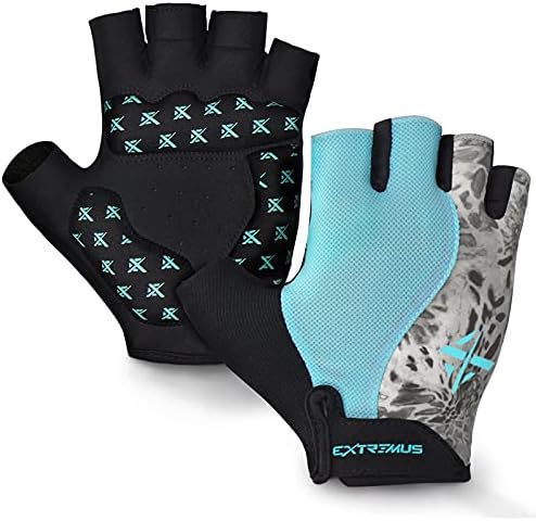 Fingerless Gel Leather Padded Motorcycle Gloves Olympia Sports