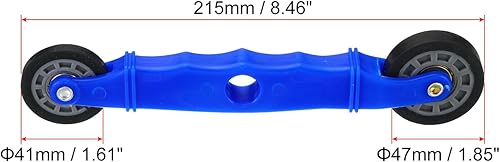 Miniatura 2 de PATIKIL Herramienta de rodillo de canal de tira LED, ruedas planas con mango de plástico, herramienta de instalación rápida para tira de LED de