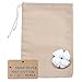 Celestial Gifts Muslin Bags with Drawstring 10pcs, 8x12 - Large Drawstring Bags Bulk - Drawstring Gift Bags for Party Favor and DIY Craft - 100% Cotton - Made in USA - (Natural Hem & Drawstring)