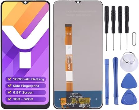 LCD Screen and Digitizer Full Assembly for Vivo Y15s / Y15a V2120