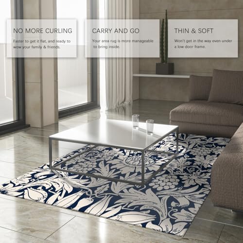 Tapis 60x90 d Espace Doux Fin et Facile à Nettoyer pour Cuisine et Lit