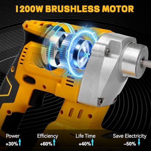 Handheld Concrete Vibrating Tool for Dewalt 20V Max Battery, Construction Insertion 5,000VPM Flexible Portable Pencil Cement Vibrator with 3.8FT Shaft Rod, Remove Air Bubble & Mix Concrete(No Battery) by vokoroad - Image 7