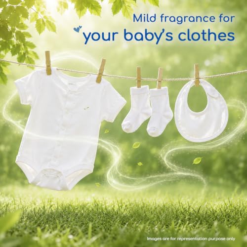 Image of Little's Organix Gentle Baby Liquid Detergent 1 L | with Aloevera & Neem | Anti-Bacterial & Softening | No Fluorescents, No Phosphates, No Parabens|Stain Removal, Suitable for Hand Wash & Machine Wash