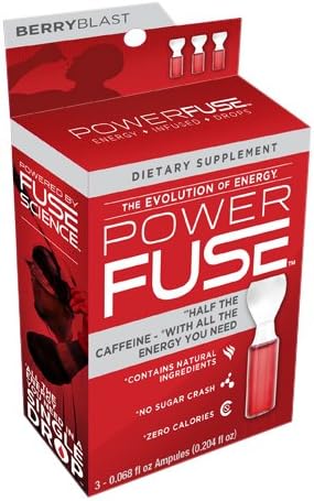 Powerfuse Energy Infused Drops (3 ampules - .068 fl oz.)