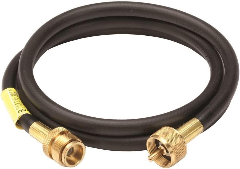 Mr. Heater F273711 12-Feet Propane Hose Assembly, Swivel 1 by 20 Male Throwaway Cylinder Thread x Swivel 1 by 20 Female Throwaway Cylinder Thread,Multicolored,Regular