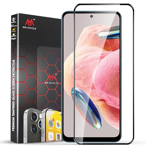 Image of Mr.Shield Top-Notch HD+ Tempered Glass Screen Protector Guard for Redmi Note 12 Pro Plus /Note 12 Pro and Poco X5 Pro (6.67 Inch), 9H Hardness, Easy Installation kit