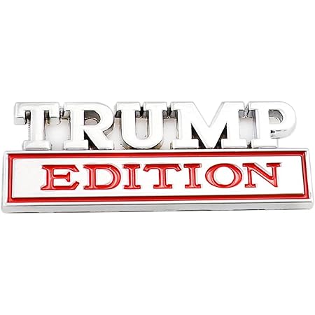 Trump Edition Chrome Emblem : R/InfowarriorRides