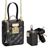 Cuir et métal Custodia Sac Coque pour P50 Pocket Crossbody Bag Shoulder Package + Metal Chain,Mini Backpack Cuir Boîtier étui pour Huawei P50 Pocket/Pocket S(15)