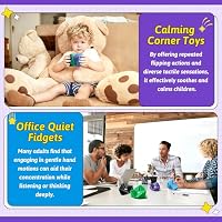 4PCS Sensory Flip Cube Fidget Toys, Quiet Fidget Toy for Kids & Adults — image 6