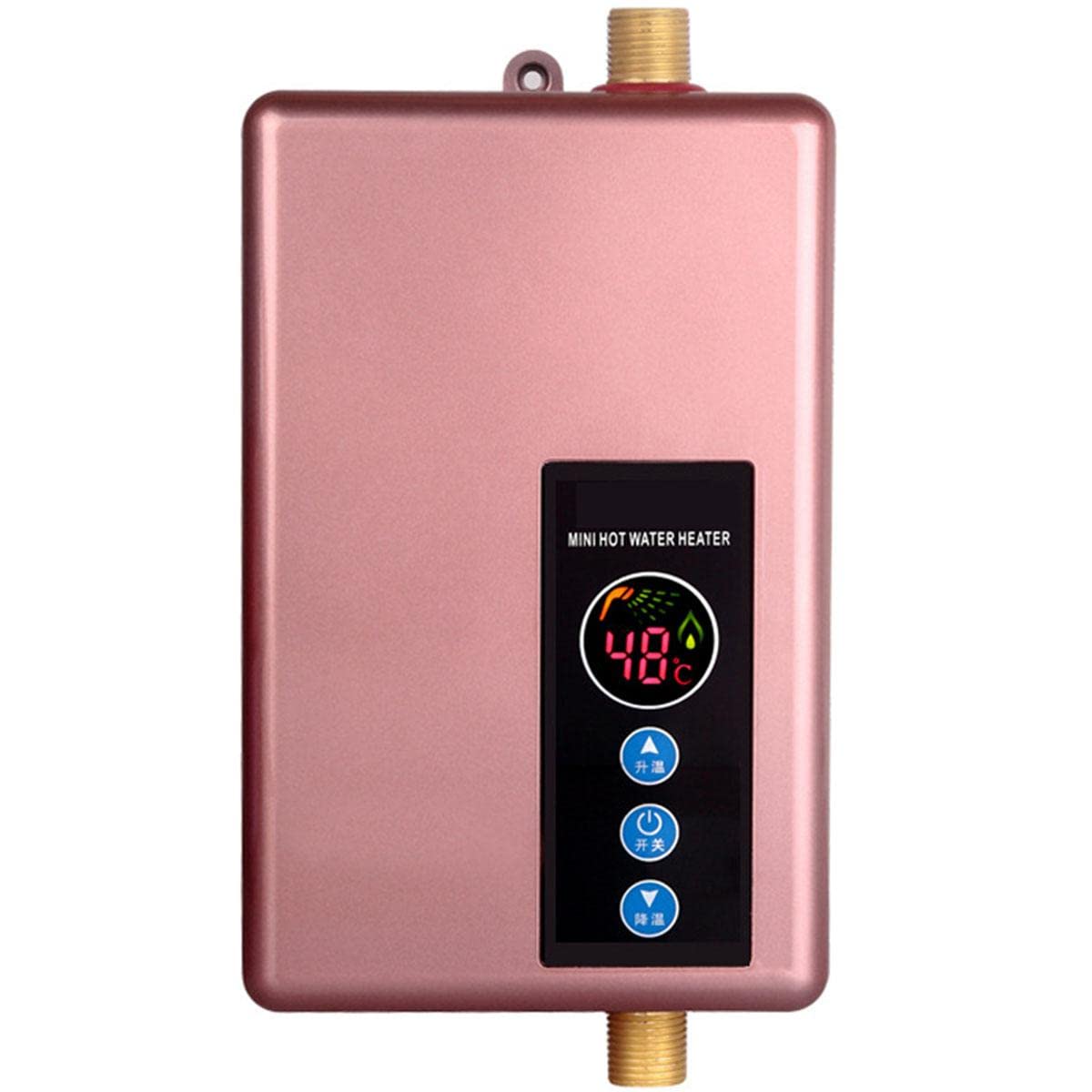 Mini Electric Water Heater, 220V 5.5KW Instant Tankless Hot Water Heater  with Digital Screen, Under Sink Water Heater for Kitchen Bathroom  Washing,Pink : Amazon.co.uk: DIY u0026 Tools