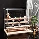 nbeads 3 Stufen Transparentem Acryl Vitrine, Klar Figuren Display Boxen Arbeitsplatten Box Aufbewahrungswürfel Organizer Staubdichter Schutz Vitrine Für Action Pop Figuren Sammlerstücke, 32x26x29 cm