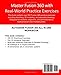 Autodesk Fusion 360 All-in-One Workbook: Includes 500+ Practice Exercises to Master Fusion 360 in Sketching, 3D Modeling & Assembly Modeling