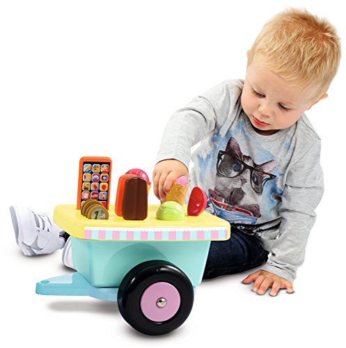 Ecoiffier Loopauto Ijscowagen