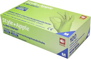 neoLab 1-0828 - Guantes desechables de nitrilo (talla XS, 100 unidades), color verde