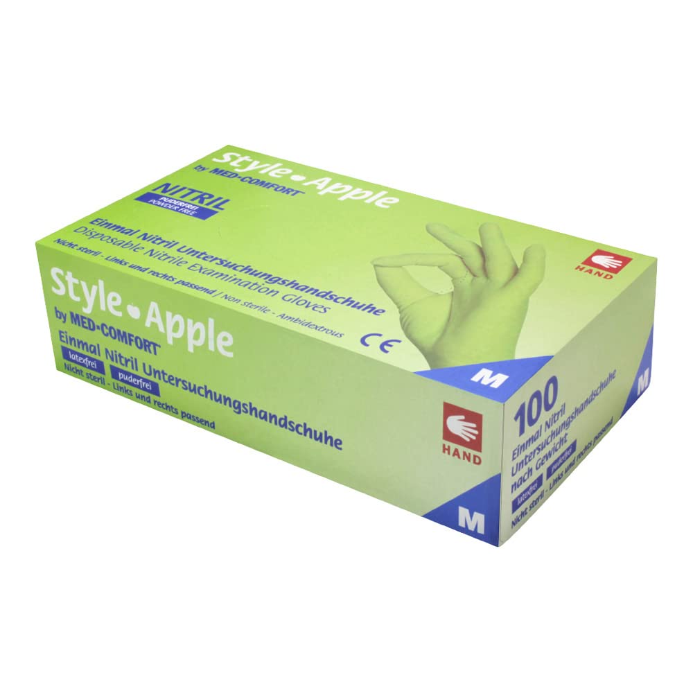 neoLab 1-0829 - Guantes desechables de nitrilo (talla S, 100 unidades), color verde