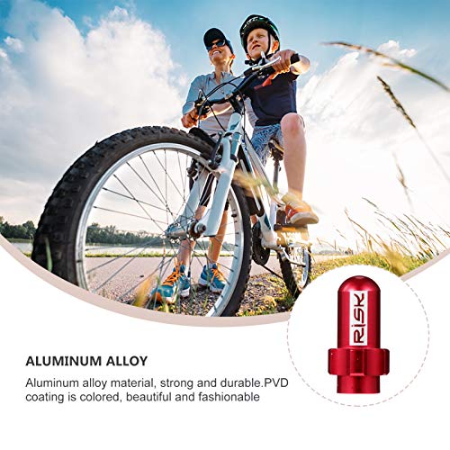 CLISPEED Tampas de Válvula de Pneu de Bicicleta Vedação de Bicicleta Tampas de Haste de Válvula de P