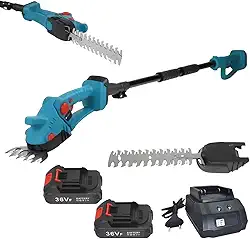 Aparador de Cerca Viva Com Cabo Extensor 2 Bateria 36v