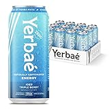 Yerbae Energy Beverage - Iced Triple Berry, 0 Sugar, 0 Calories, 0 Carbs, Energized by Yerba Mate, P