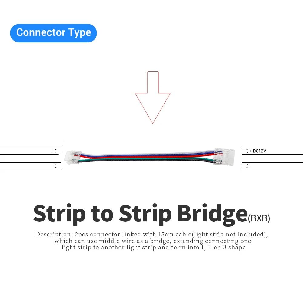 2024 5pin cob Connector, Transparent - Image 4