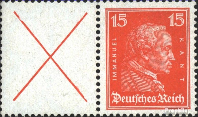 Prophila Collection alemán Imperio w23 Usado 1927 Famosos alemán (Sellos para los coleccionistas)