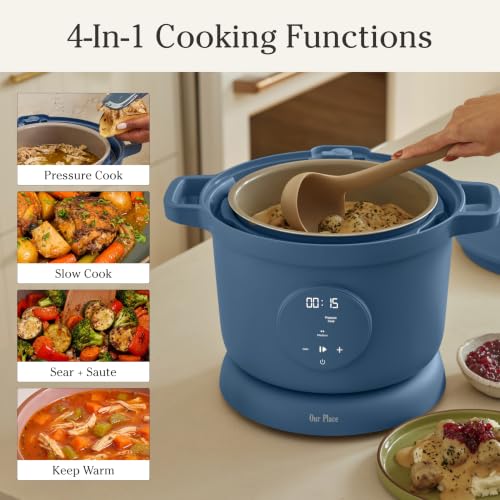Our Place Dream Cooker, 6 Qt Ceramic Nonstick Pressure Cooker & Multicooker - Image 3