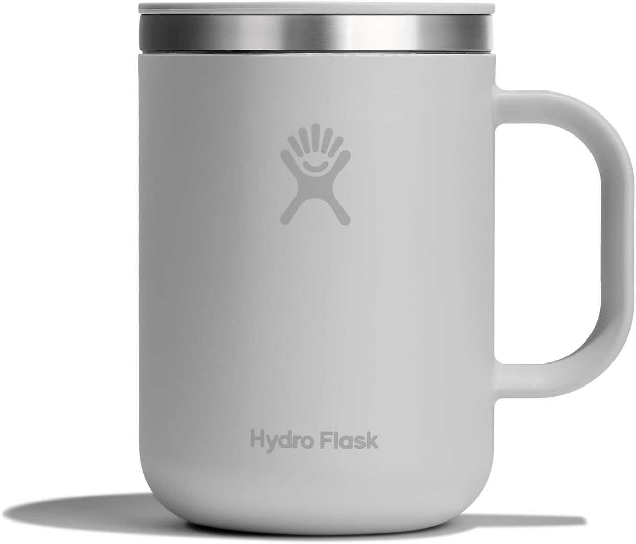 Hydro Flask Coffee Mug – Insulated Stainless Steel, Non Spill, Leak Resistant Travel Mug 24 Oz Birch Gray
