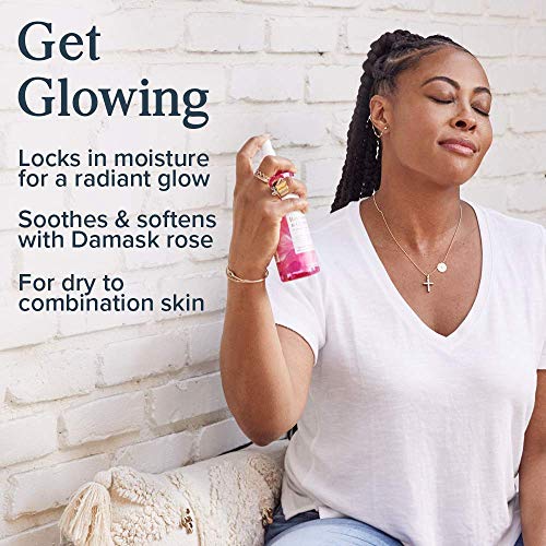 Heritage Store Rosewater & Glycerin Bundle | Hydrating Facial Mist For Dewy, Radiant Skin | No Dyes Or Alcohol, 8Oz, 4Oz #TOP2