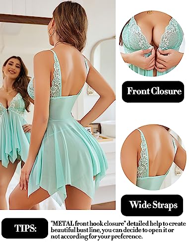image for Avidlove Babydoll Lingerie for Women Maternity Lingerie Nightgown Lace