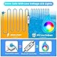 LyLmLe LED Poolbeleuchtung, 20W RGB Poolscheinwerfer mit Magnet für Stahlwandpools Framepools, IP68 Wasserdicht Dimmbar Farbwechselnde Unterwasser Poollicht mit APP-Kontrolle, 8m Kabel, 12V