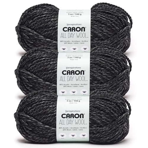 Caron All Day Wool Night Owl Yarn 3-Pack 170g #6 Bulky