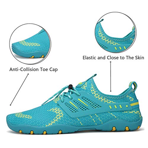 Image of WateLves Water Shoes Mens Womens Beach Swim Shoes Quick-Dry Aqua Socks Pool Shoes for Surf Yoga Water Aerobics