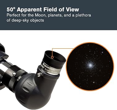 Celestron Omni 6mm Telescope Eyepiece for Detailed Moon & Planet Views