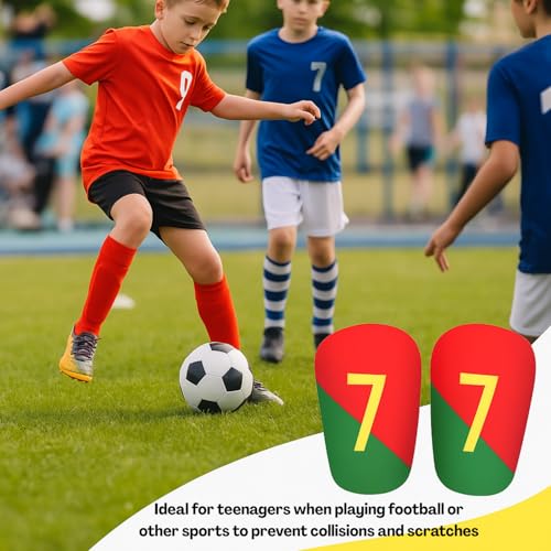 Image of Mini Shin Guards for Kid, Lightweight Small Shin Pads Protective Gear for Kids Youth, Comfortable Shinpad for Football Training Matches, Durable Sports Shin Guard