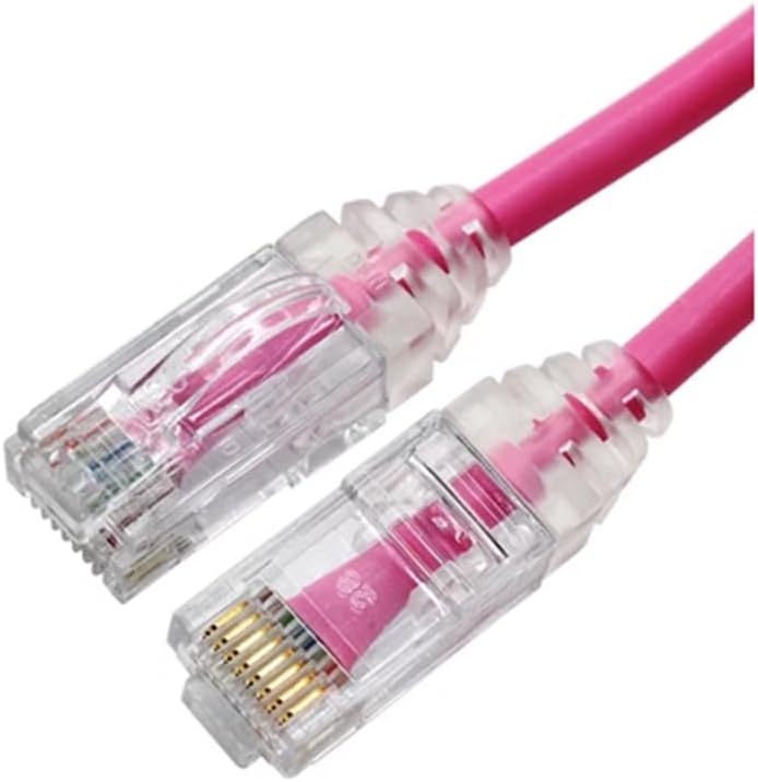 EDCWDTYYEC 極細カテゴリ6ギガビットイーサネットケーブル 高速コンピュータ ブロードバンド接続ケーブル カラーパッチケーブ