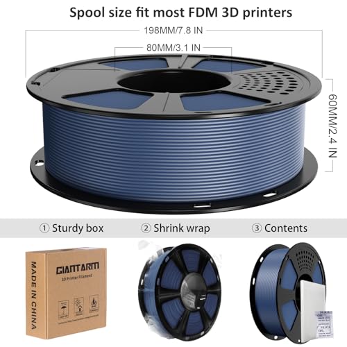 Image of GIANTARM Matte PLA Filament 1.75mm,Blue,1kg