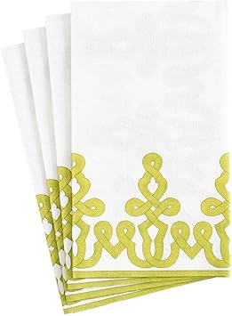 Dessin Passementerie Paper Linen Guest Towel Napkins - Thumbnail 4