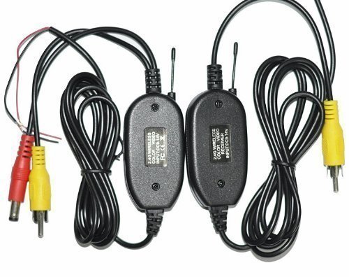 BW Wireless RCA Video Transmitter And Receiver Kit for Car Rear View Camera