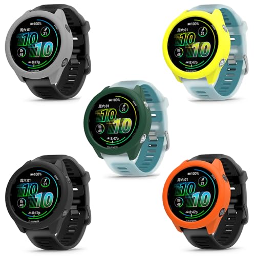 Carcasa delgada para Garmin Forerunner 570 de 47mm hecha en TPU suave antigolpes 2