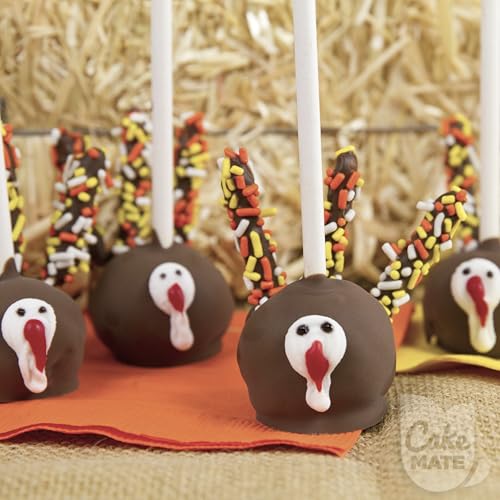 Image of Cake Mate Halloween Sprinkle Blend, Easy-Pour Lid, 26 oz | Halloween sprinkle blend in black, orange and green adds spooky color to cookies, brownies, cakes and ice cream desserts
