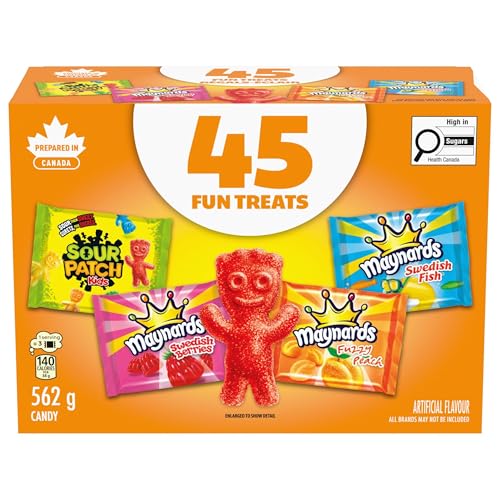 Maynards Halloween Candy, 45ct, 562g, Importado de Canadá miniatura 1